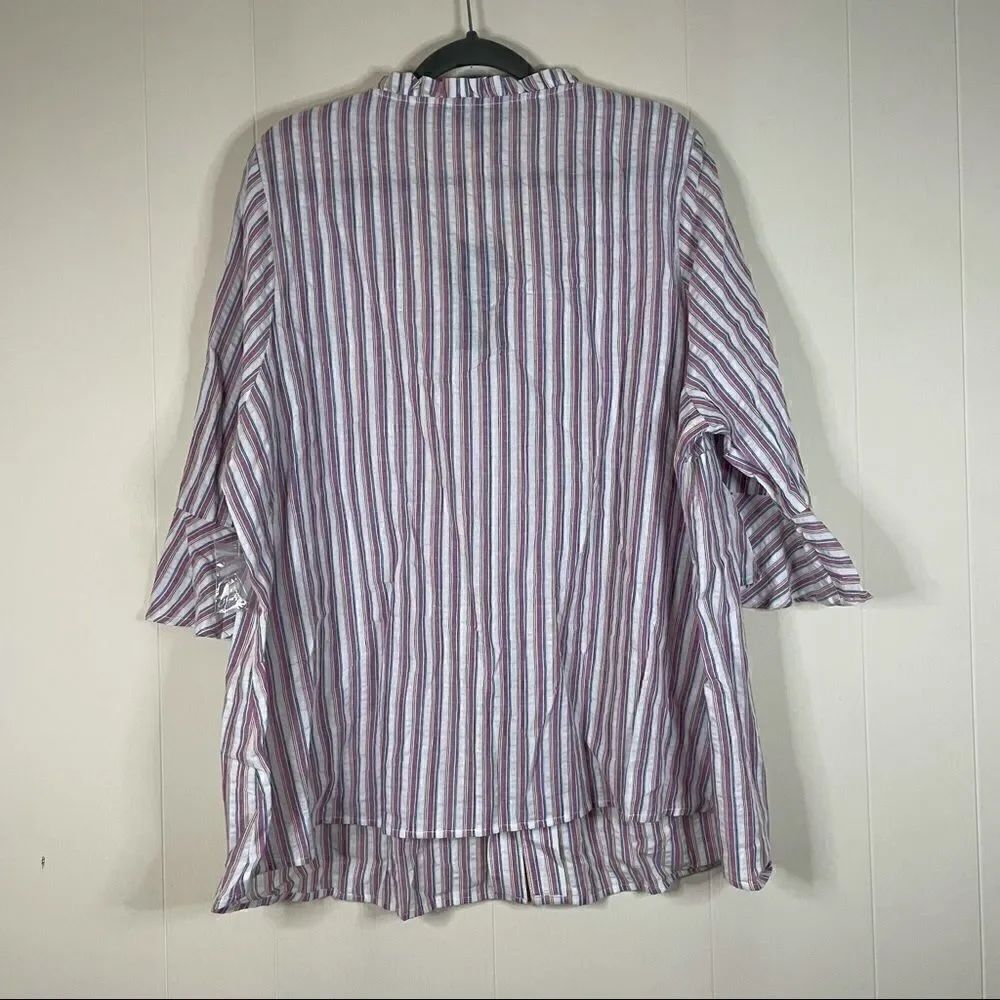 NWT - Modcloth Striped Button Down Top - Picture 6 of 6